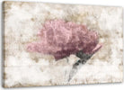 Quadro-su-tela,-Fiori-rosa-astratto-Vintage