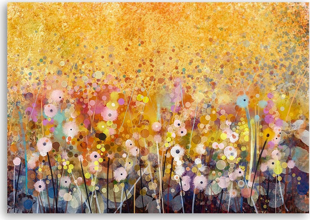 Quadro-su-tela,-Flowers-Meadow-Nature
