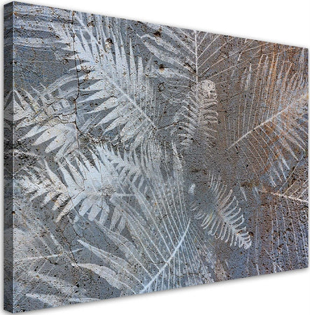 Quadro-su-tela,-Foglie-di-felce