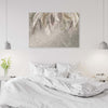 Quadro-su-tela,-Foglie-di-palma-sul-cemento-3D