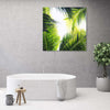 Quadro-su-tela,-foglie-di-palma