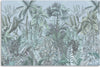 Quadro-su-tela,-Foglie-e-alberi-tropicali
