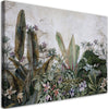 Quadro-su-tela,-Foglie-eisotiche-sul-cemento
