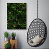 Quadro-su-tela,-Foglie-verdi-esotiche