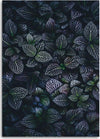 Quadro-su-tela,-Foglie-viola-Natura