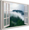 Quadro-su-tela-Foresta-nella-nebbia-vista-dalla-finestra