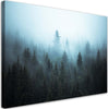 Quadro-su-tela,-Foresta-nella-nebbia