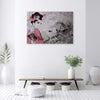Quadro-su-tela,-Geisha-giapponese