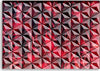 Quadro-su-tela,-Geometria-rossa