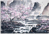 Quadro-su-tela,-Giappone-fiore-di-ciliegio-rosa-natura