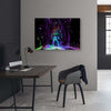Quadro-su-tela,-Giocatore-al-neon