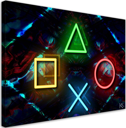 Quadro-su-tela,-Giochi-per-computer