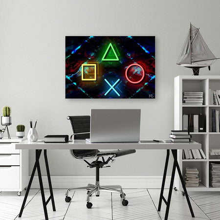 Quadro-su-tela,-Giochi-per-computer