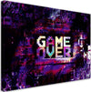 Quadro-su-tela,-Gioco-astratto-su-iscrizione