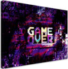 Quadro-su-tela,-Gioco-astratto-su-iscrizione