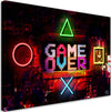 Quadro-su-tela,-Gioco-sul-giocatore