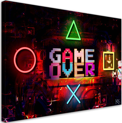 Quadro-su-tela,-Gioco-sul-giocatore
