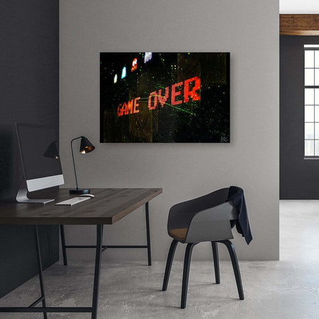 Quadro-su-tela,-Gioco-sul-giocatore