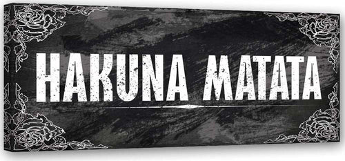 Quadro-su-tela,-Hakuna-Matata-Panorama