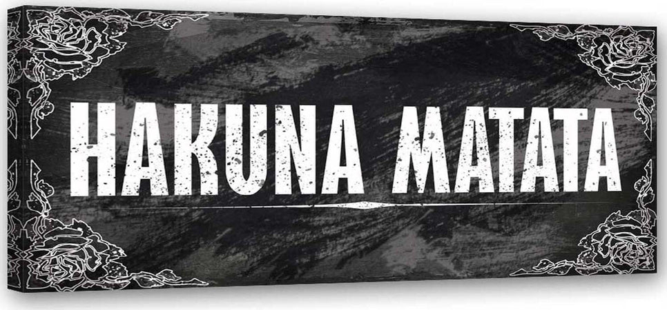 Quadro-su-tela,-Hakuna-Matata-Panorama