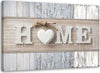 Quadro-su-tela,-Home-Cuore-tavole-di-legno-Vintage