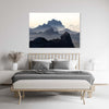 Quadro-su-tela,-Il-paesaggio-roccioso-delle-montagne
