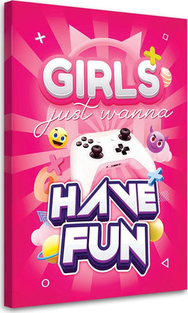 Quadro-su-tela,-Iscrizione-al-gioco-per-le-donne