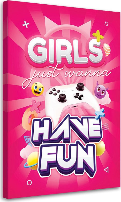 Quadro-su-tela,-Iscrizione-al-gioco-per-le-donne