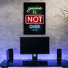 Quadro-su-tela,-Iscrizione-per-giocatori-al-neon-Gaming