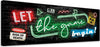Quadro-su-tela,-Iscrizione-per-il-giocatore-Neon-Gaming