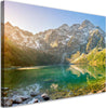 Quadro-su-tela,-Lago-in-montagna