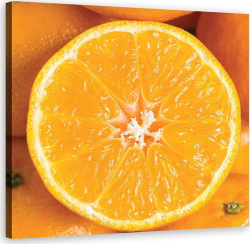 Quadro-su-tela,-Macro-arancione