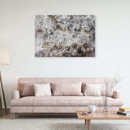 Quadro-su-tela,-Mandala-astratta