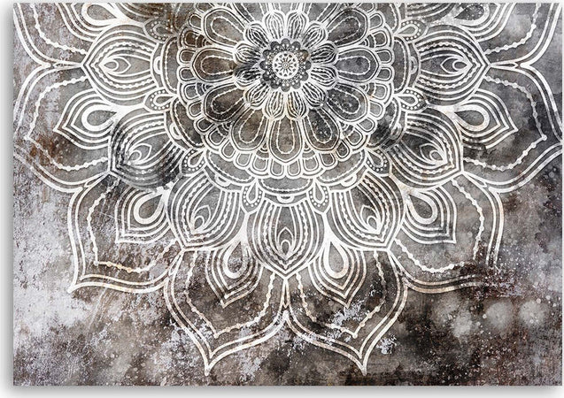 Quadro-su-tela,-Mandala-astratta