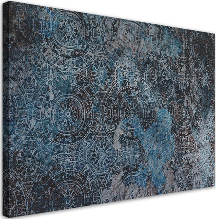 Quadro-su-tela,-Mandala-orientale-vintage