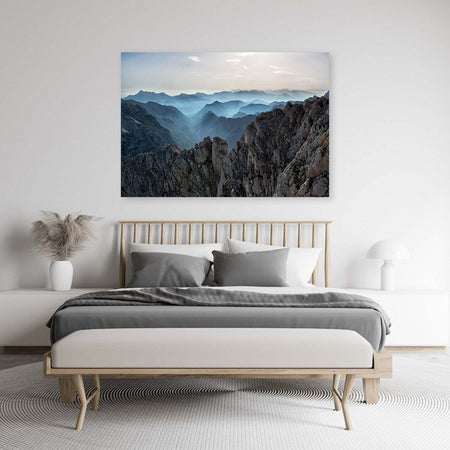 Quadro-su-tela,-Montagne-del-paesaggio