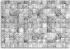 Quadro-su-tela,-Mosaico-orientale-su-piastrelle-grigie
