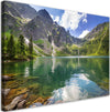 Quadro-su-tela,-Mountain-Lake-Trees-Natura