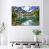 Quadro-su-tela,-Mountain-Lake-Trees-Natura