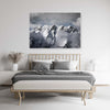 Quadro-su-tela,-Mountain-Peak-in-inverno