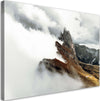 Quadro-su-tela,-Mountain-Peak-tra-le-nuvole