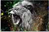 Quadro-su-tela,-Natura-animale-di-leone