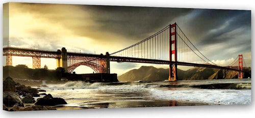 Quadro-su-tela,-New-York-Ponte-di-Brooklyn