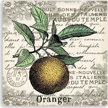 Quadro-su-tela,-Orange-vintage