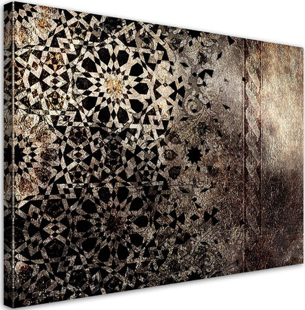 Quadro-su-tela,-Ornamento-orientale