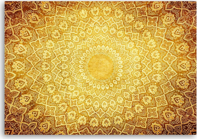 Quadro-su-tela,-Oro-Mandala-Abstraction