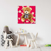 Quadro-su-tela,-orsacchiotto-di-peluche