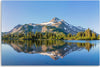 Quadro-su-tela,-Paesaggio-del-lago-di-foresta