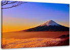 Quadro-su-tela,-Paesaggio-montano-del-Monte-Fuji
