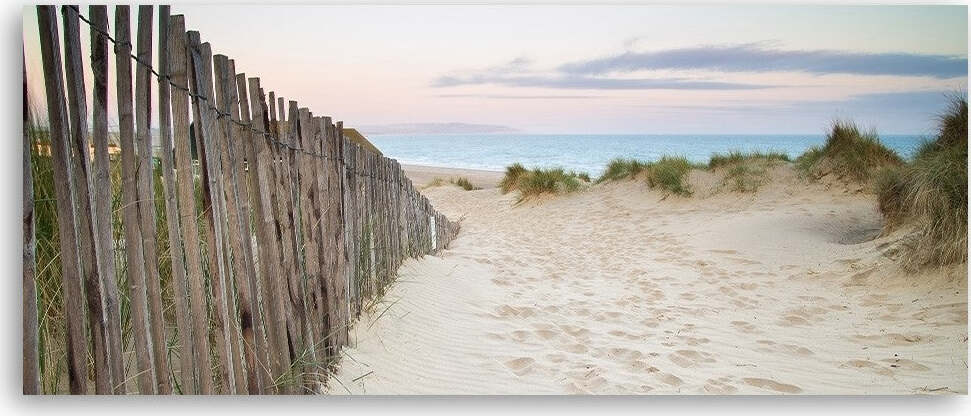 Quadro-su-tela,-Panorama-del-tramonto-sulla-spiaggia